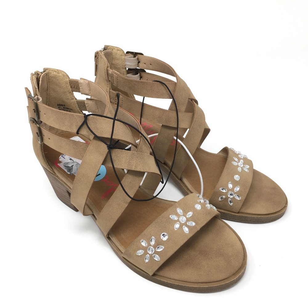 Jellypop Strapped Sandals Tan size 6